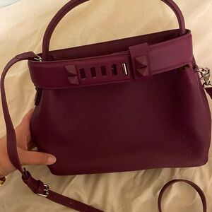 Luxurious Plum Shoulder Bag